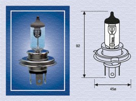 H4 24 Лампа накаливания H4 24V 70/75W MAGNETI MARELLI MM 002156100000