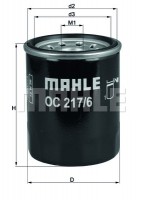 Mahle Original OC217/5 Фильтр масляный Mahle MAHLE ORIGINAL OC217/6 - Заображення 2