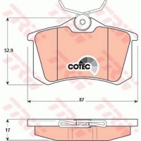 Trw Тормозные колодки TRW GDB1330 - Заображення 2