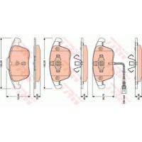 Trw Тормозные колодки TRW GDB1762 - Заображення 2