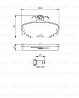 Bosch Тормозные колодки BOSCH 0986469810 - Заображення 7