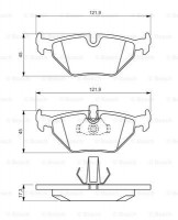 Bosch Тормозные колодки BOSCH 0986494009 - Заображення 7