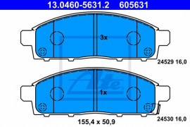 Ate Тормозные колодки ATE 13.0460-5631.2 - Заображення 1