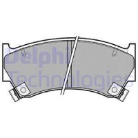 Delphi Тормозные колодки DELPHI DL LP1590 - Заображення 1