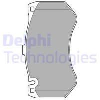 Delphi Тормозные колодки DELPHI DL LP2290 - Заображення 1