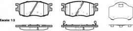 Тормозные колодки REMSA 1208.02