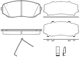 Тормозные колодки REMSA 1267.02