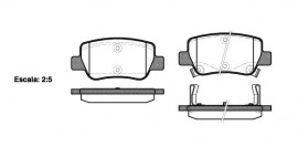 Тормозные колодки REMSA 1403.02