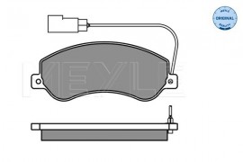 Meyle Тормозные колодки MEYLE ME 025 244 8419/W - Заображення 2