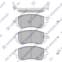 Тормозные колодки SANGSIN SB SP1367