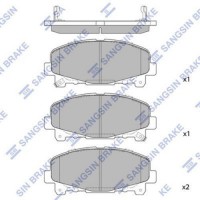 Тормозные колодки SANGSIN SB SP1606