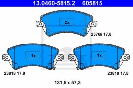 Ate Тормозные колодки ATE 13.0460-5815.2 - Заображення 1