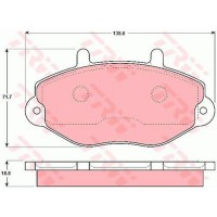 Trw Тормозные колодки TRW GDB1080 - Заображення 2