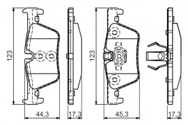 Bosch Тормозные колодки BOSCH 0986494554 - Заображення 7