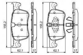 Bosch Тормозные колодки BOSCH 0986494695 - Заображення 7