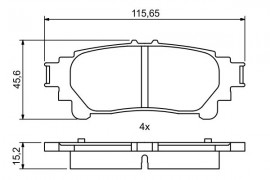 Bosch Тормозные колодки BOSCH 0986494873 - Заображення 7