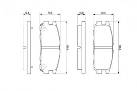 Bosch Тормозные колодки Bosch 0986424367 - Заображення 7