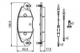 Bosch Тормозные колодки Bosch 0986424581 - Заображення 7