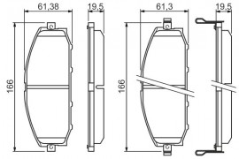 Bosch Тормозные колодки Bosch 0986494150 - Заображення 7