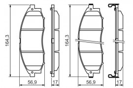 Bosch Тормозные колодки Bosch 0986494152 - Заображення 7