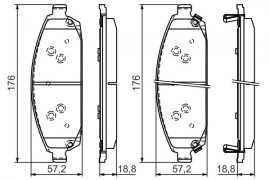 Bosch Тормозные колодки Bosch 0986494370 - Заображення 7