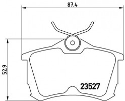 Brembo Тормозные колодки Brembo P28030 - Заображення 1