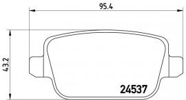 Brembo Тормозные колодки Brembo P44016 - Заображення 1