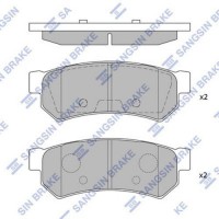 Тормозные колодки Lacetti SANGSIN SB SP1257