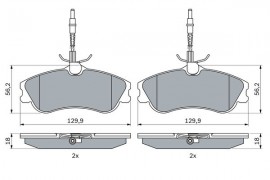 Bosch Тормозные колодки дисковые BOSCH 0986424223 - Заображення 7