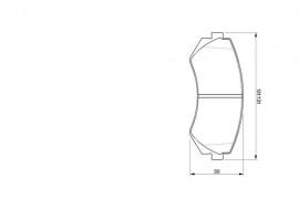 Bosch Тормозные колодки дисковые BOSCH 0986424489 - Заображення 7