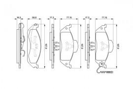 Bosch Тормозные колодки дисковые BOSCH 0986424611 - Заображення 7