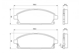 Bosch Тормозные колодки дисковые BOSCH 0986424715 - Заображення 7