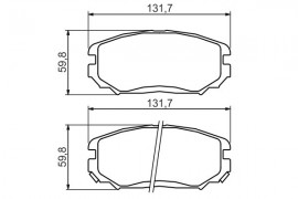 Bosch Тормозные колодки дисковые BOSCH 0986494374 - Заображення 7