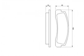 Bosch Тормозные колодки дисковые Lada BOSCH 0986466601 - Заображення 7