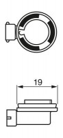 Bosch Автолампа (12V 35W H8 PURE LIGHT картон) BOSCH 1987302081 - Заображення 6