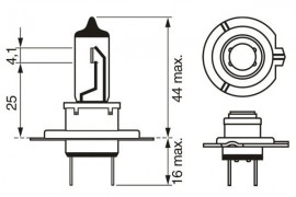 Bosch Автолампа (12V 55W H7 PURE LIGHT бокс 2 шт) BOSCH 1987301406 - Заображення 5