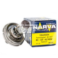 Narva Автолампа Narva Halogen R2 12V 45/40W P45t-4 NV 48121 - Заображення 1