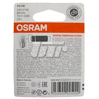 Osram Автолампа Osram ( 21W 24V BA15S 10 ) OSR7511-02B - Заображення 2