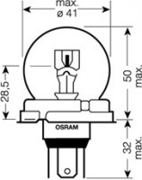 Osram Автолампа Osram (75/70W 24V P45T) OSR64199SB - Заображення 6