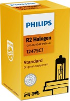 Philips Автолампа Philips R2 12V 45/40W P45T-41 VISIO PH 12475 C1 - Заображення 4
