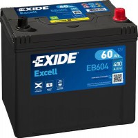 Exide Аккумулятор EXIDE EXCELL 12V/60Ah/480A EX EB604 - Заображення 1