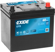 Аккумулятор EXIDE START-STOP EFB 12V/60Ah/520A EX EL604