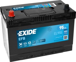 Exide Аккумулятор EXIDE START-STOP EFB 12V/95Ah/800 EX EL955 - Заображення 1