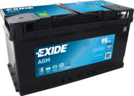 Exide Аккумулятор EXIDE START-STOP AGM 12V/95Ah/850A EX EK950 - Заображення 1