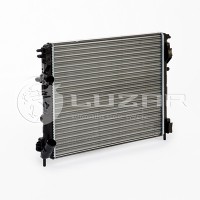 Радиатор охлаждения Logan (-08) 1,4/1,6 с конд МКПП (алюм) (LRc ReLo04382) Luzar