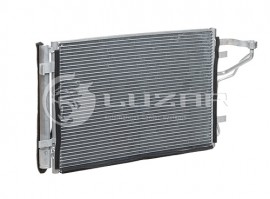 Радиатор кондиционера Ceed 1.4/1.6/2.0 (07-) АКПП/МКПП с ресивером (LRAC 08H2) Luzar