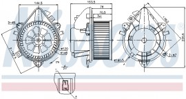 Nissens Вентилятор отопителя NISSENS NIS 87124 - Заображення 6