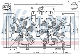 Вентилятор охлаждения двигателя NISSENS NIS 85221