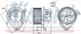 Nissens Вентилятор салона NISSENS NIS 87156 - Заображення 6