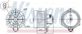 Nissens Вентилятор салона NISSENS NIS 87390 - Заображення 6